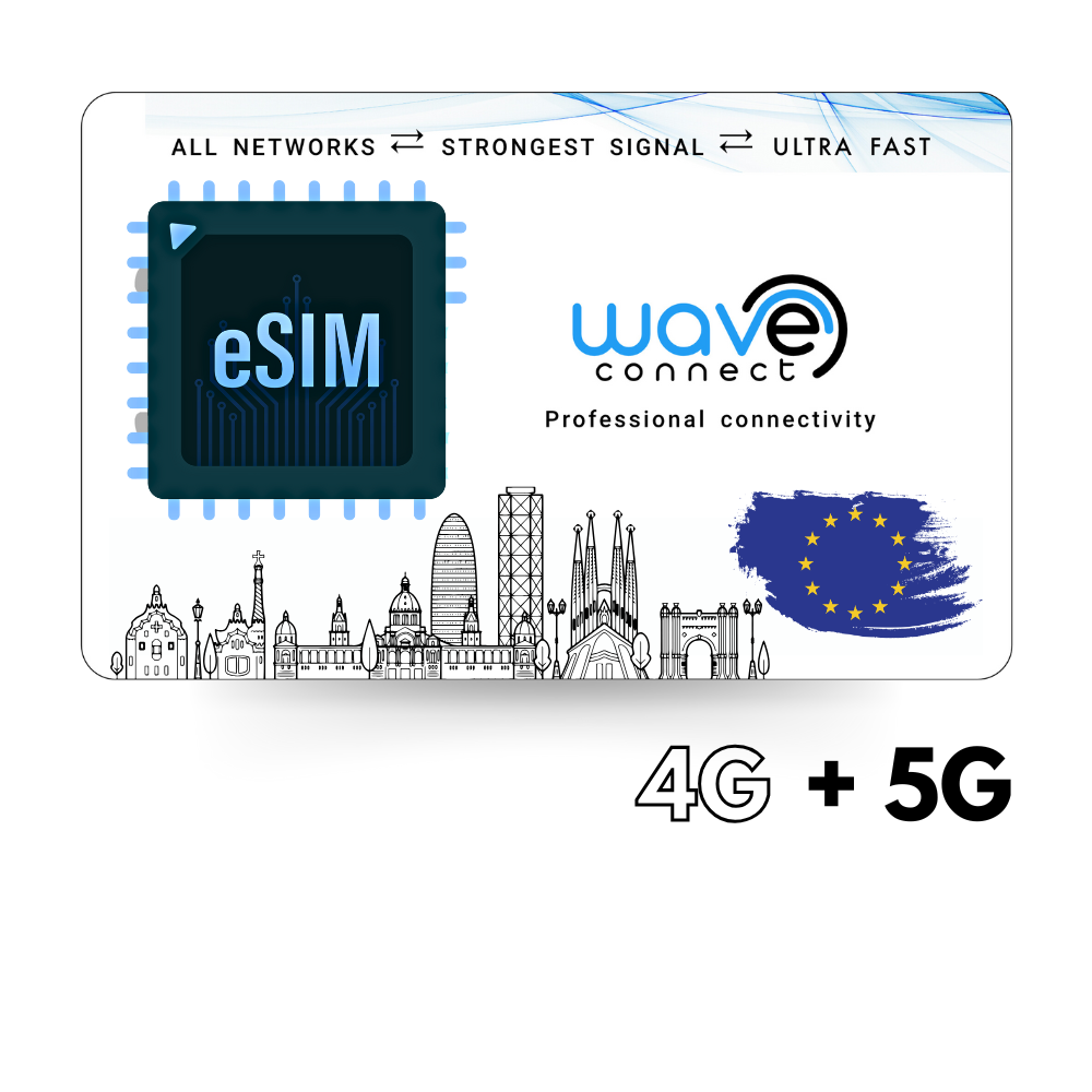 eSIM Europa 1 GB / 1 mes