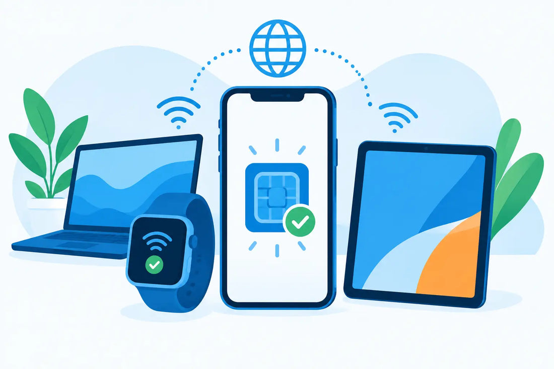 How to Activate eSIM Data on Connected Devices