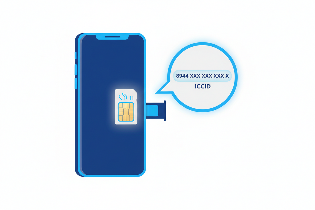 How can I find my SIM card number / SIM ID (ICCID) on my phone?