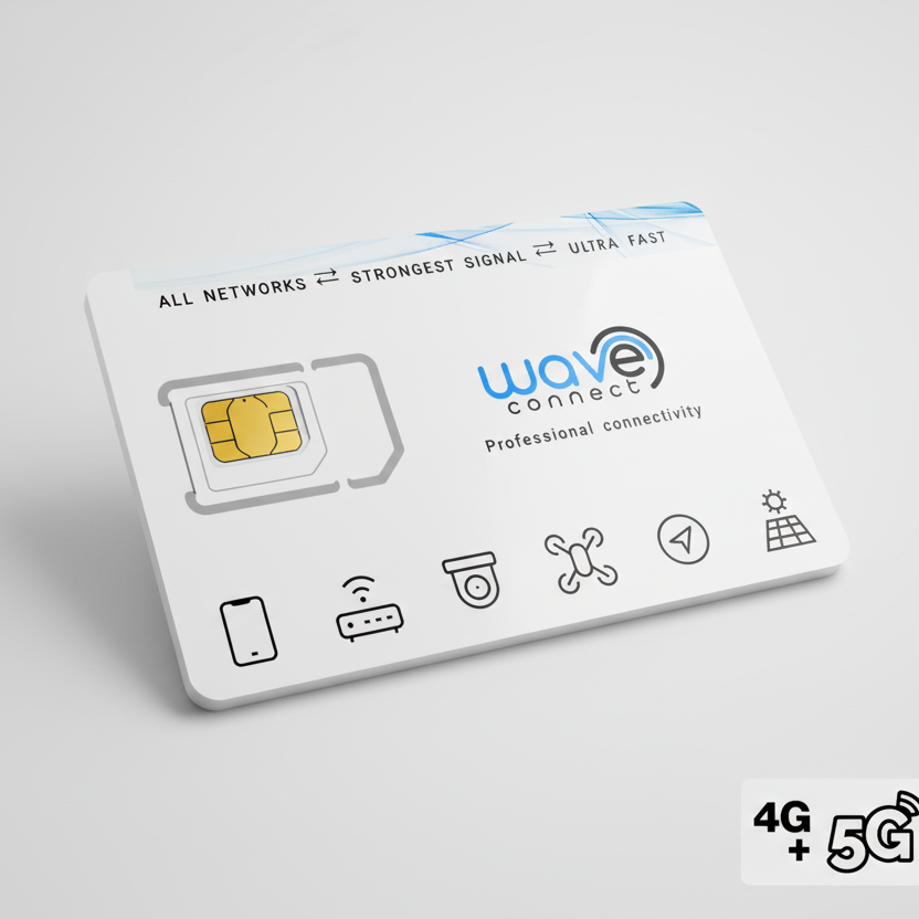 Europe Data SIM Card - 12 GB / 12 Months. All Major Networks – Wave Connect