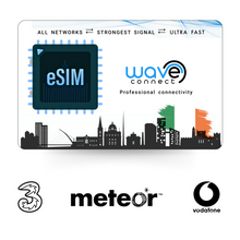 Réseau triple d'Irlande eSIM 12 Go / 12 mois